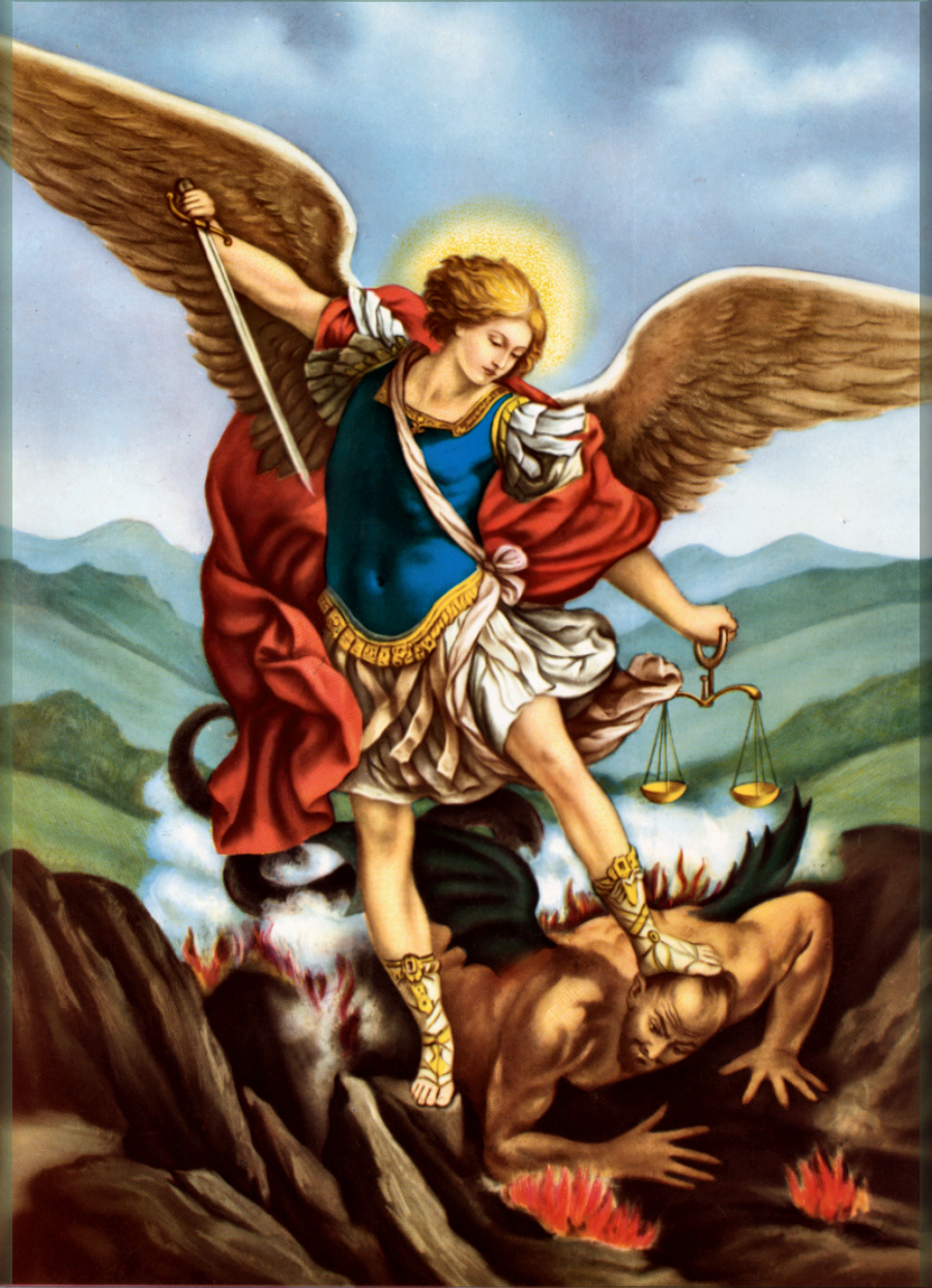 St. Michael the Archangel is one of the principal angels; his name, Michael...
